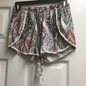 Multi colored shorts